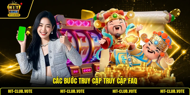 Các bước truy cập truy cập FAQ